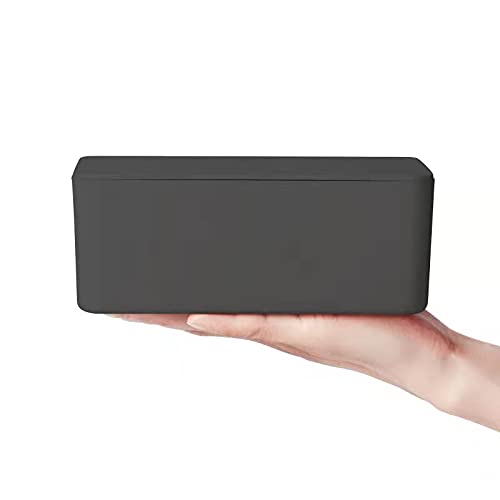 Baby Wipe Holder, Keeps Diaper Wipes Fresh, Easy Open & Close Wipe Container (Black)