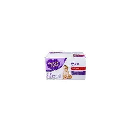 Parents Choice Fresh Scent Baby Wipes 500 Count