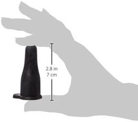neogen corporation 7005 3 Pack, Black, Gum Rubber Lamb Nipple