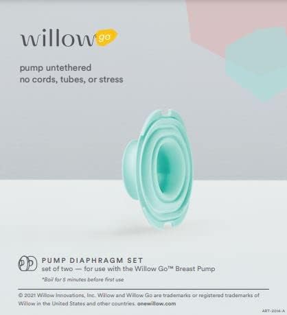 Willow Go - Diaphragm - 2pk -for use with Willow Go Hands Free Breast Pump