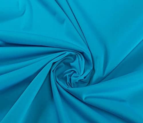 PUL P.U.L. 1 mil Poly-Urethane Laminated Diaper Cover Water Resistant Aqua Blue Solid Fabric by the Yard