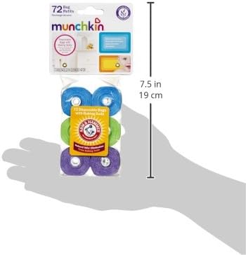 Munchkin® Arm and Hammer Diaper Bag Refills, 6 Pack, 72 Bags