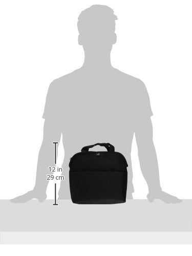 J.L. Childress MaxiCOOL Breast Milk Cooler Travel Bag - Insulated Baby Bottle Storage Bag, Portable Organizer Pack for Moms, Includes Ice Pack for Food & Breast Milk, Fits 4 Bottles - Black