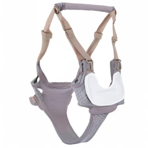 Baby Walking Harnesses, Adjustable Handheld Kids Walk Helper Infant Walking Harness Assistant Belt Walk Support Assist Trainer Tool with Detachable Crotch Pad for Infant 8 to 24 Month(Grey)