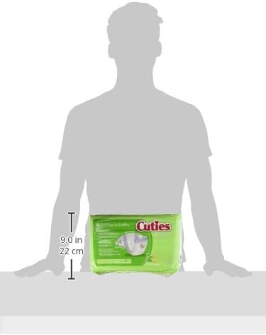 Cuties Baby Diapers, Size 2, 168 Count