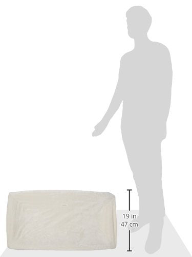 Rumble Tuff Silky Minky Changing Pad Cover, Standard Size, Premium Soft Touch Nursery Essential - Ecru
