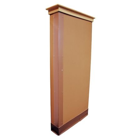 Corner Guard, Plastic, Hardware, 4x48 in