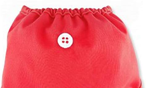 Buttons Cloth Diaper Cover – Snap Super One Size (12-40lbs) (Cherry)