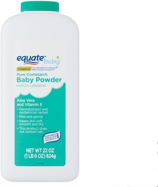 Pure Baby Powder Aloe and Vitamin E-Talc-Free (Pack of 1) 22 oz