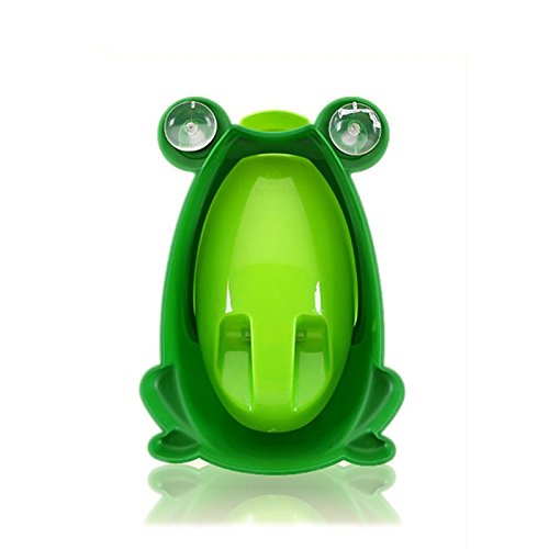 Cute Frog Potty Training Urinal for Boys with Funny Aiming Target - Blue