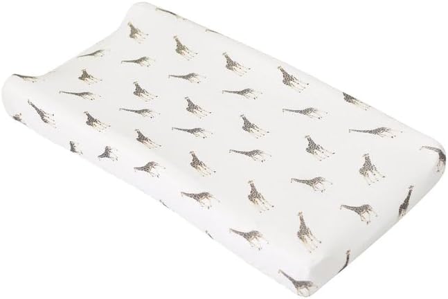 Kyte Baby Soft Change Pad Cover, Rayon Made from Bamboo Material (Giraffe)