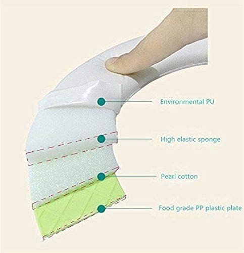 Potty Training Seat for Boys Girls Kids Toddlers Toilet Training Seat Potty Seat for Baby with Detachable Soft Cushion Sturdy Handle and Backrest