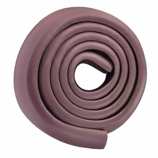 M2cbridge L Shape Extra Thick Furniture Table Edge Protectors Foam Baby 6.5 Ft (Brown)