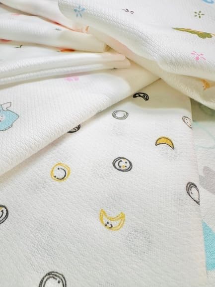 Baby Cotton Handkerchiefs, 100% Cotton Washcloths for Drool, Feeding & Bath Time, Breathable & Reusable, Soft and Highly Absorbent, 10-Pack (14” x 14”)