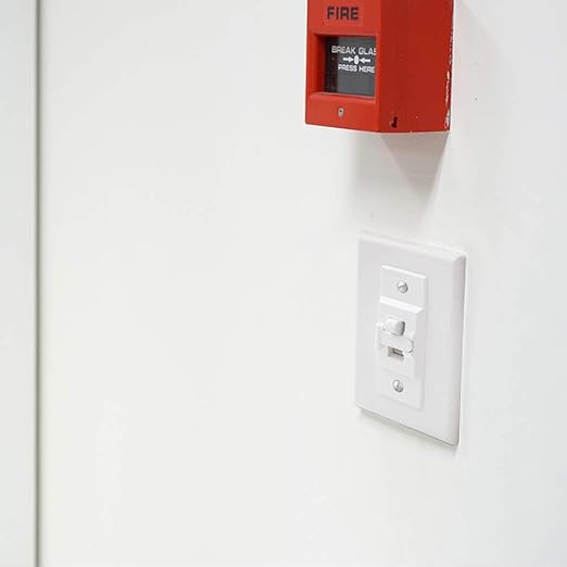 Light Switch Guard, ILIVABLE Optional Wall Plate Cover Switch ON or Off Protects Your Lights or Circuits from Being Accidentally Turned On or Off (Not Child Proof)