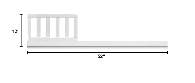 Suite Bebe Connelly Convertible Toddler Guard Rail in White