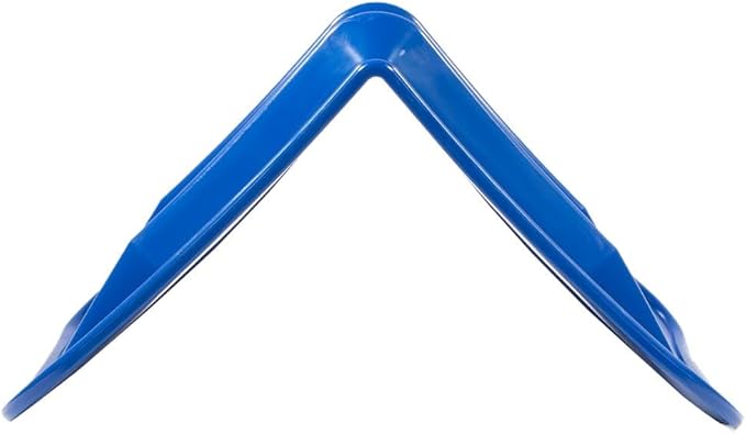 Mytee Products 20 Pack Blue Flatbed Edge Protectors w/Carrying Case & Webbing Handle - 8"x8"x10" Plastic V Shaped Corner Protectors for Cargo Loads & Tie Down Strap Guard - Fit 1 Strap Up to 4"