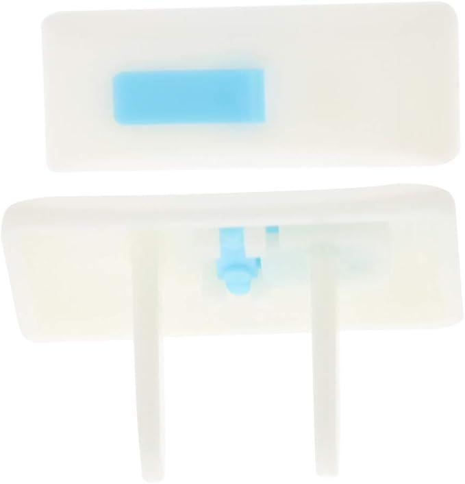 Heyiarbeit 48pcs Outlet Covers Child Proof Plug Cover Electrical Protector Safety Caps for Home Office Electrical Outlets Child Safety Socket Cover 2 Holes White