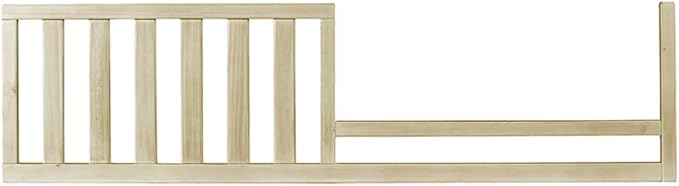 Toddler Bed Safety Guard Rail for Namesake's Monogram, Formerly Franklin & Ben Convertible Cribs - Solid Wood for Convertible Crib to Toddler Bed Conversion - Safety Guard Rail (Newbern, Driftwood)