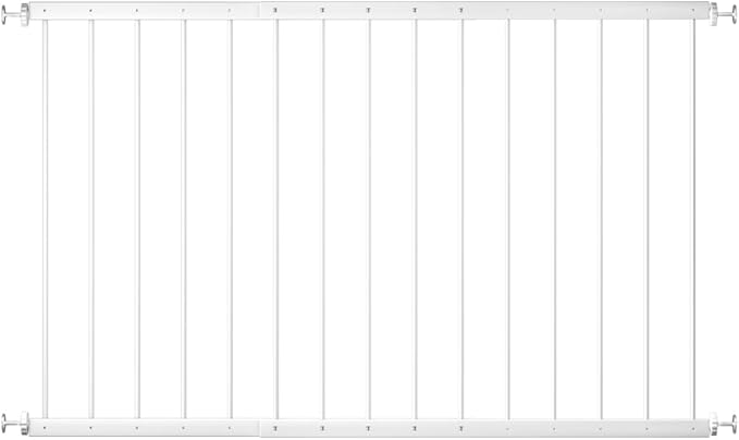Fairy Baby Child Window Guards for Children Safety Window Gate Security Bars White,Fit 36.6-61.8 Inches Wide (2 Panels)