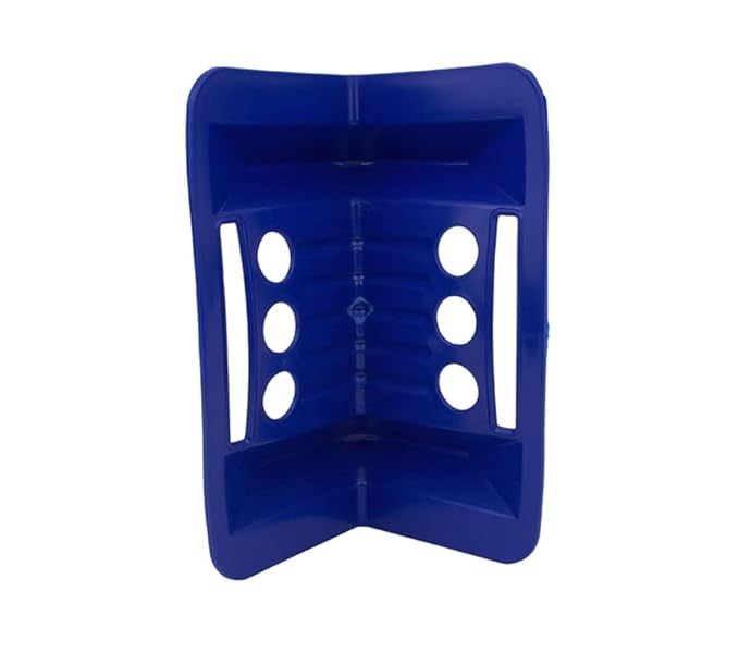 Mytee Products (20 Pack 4" x 4" x 10" Blue Corner Protector V Shaped Flatbed Edge Guards with Carrying Case - Cargo Load Corner Edge Protector and Tie-Down Strap Guard for Flatbed