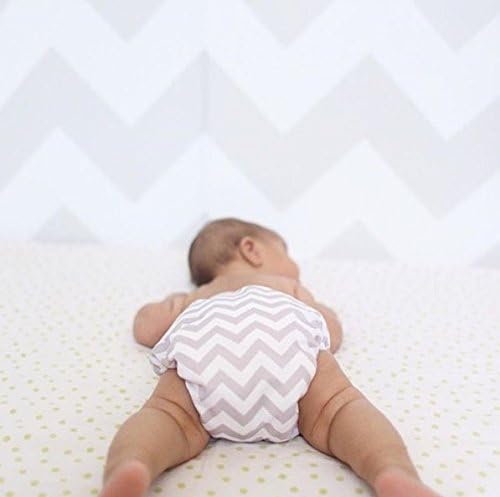 ALVABABY Reusable 4 Layers 6 Pack Inserts with Gussets for Baby Cloth Diaper and Cloth Diapers Covers 6FLN