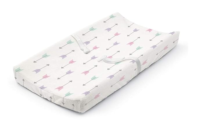 Summer Infant Ultra Plush Changing Pad Cover, Girly Arrows
