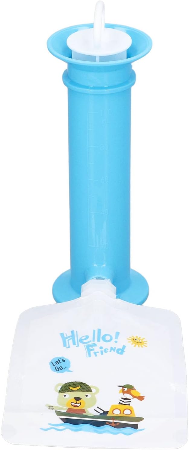 Jiawu Squeeze Station, Pouch Filling Station for Semi Solid Food for Babies and Toddlers, Reusable and BPA for Homemade Baby Food, Puree Squeezer Tool, with 6PCS Storage Bags