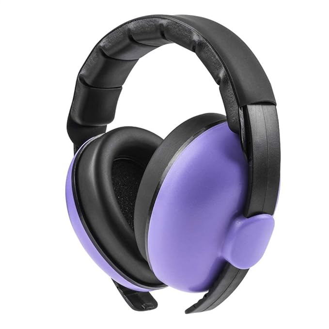 Noise Cancelling Headphones for Kids, Babies Ear Protection Earmuffs Noise Reduction for 0-3 Years Babies, Toddlers, Infant (Purple)