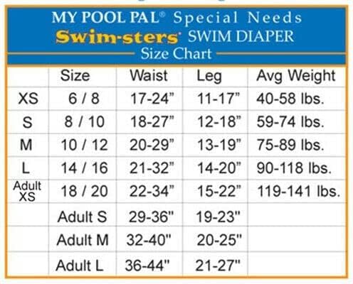 Child, Youth, & Special Need My Pool Pal Swimsters Resuable Swim Diaper (M-10/12, Lime Green)