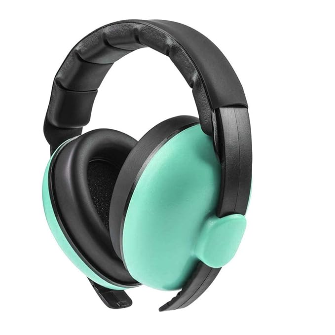 Noise Cancelling Headphones for Kids, Babies Ear Protection Earmuffs Noise Reduction for 0-3 Years Babies, Toddlers, Infant (Mint Green)