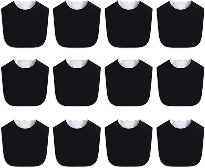 8 Pack Baby Bibs Unisex Adjustable with Snaps Ultra Soft Absorbent Drooling Teething for Boys and Girls