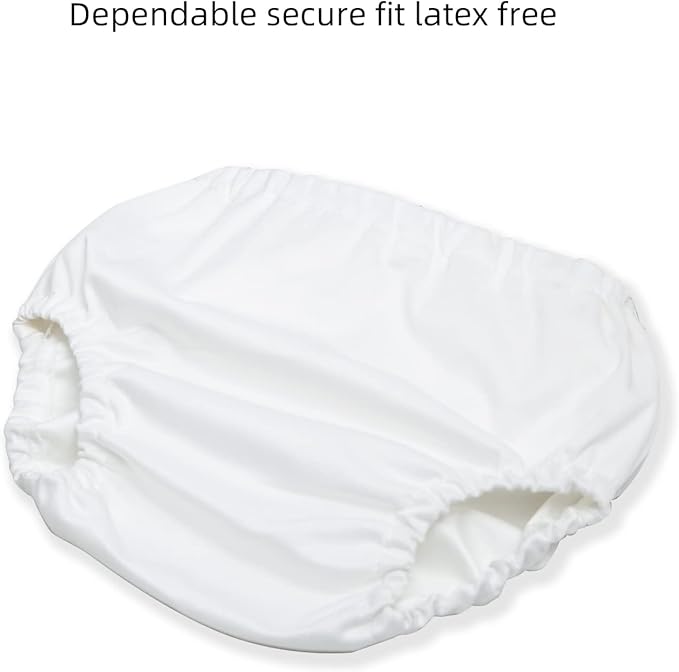 EZ Moms 4 Packs Soft Diaper Covers for Toddler Girls Reusable Portable Rubber Pants for Toddlers Plastic Underwear Covers for Potty Training with Baby Washable Wipes Boys and Girls 4T Plastic Pants