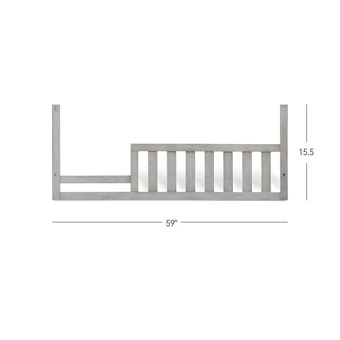 Child Craft Legacy Westgate Toddler Guard Rail Conversion Kit, Chelsea Gray