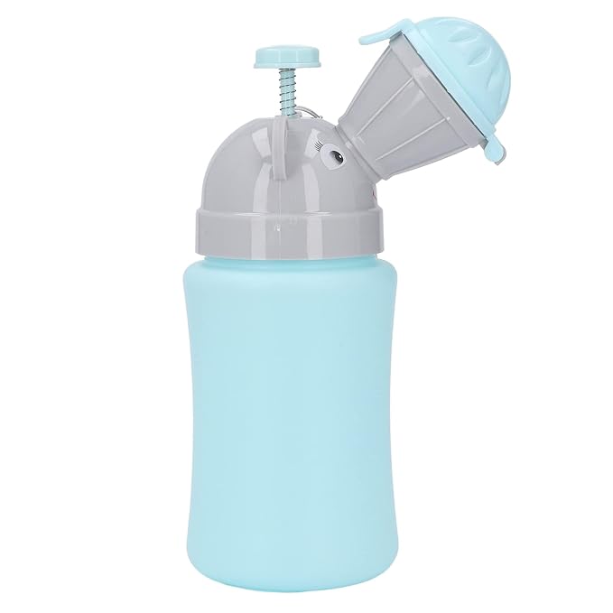 Travel Potty Emergency Urinal Potty Toilet for Car Travel and Camping, Child Kid Toddler Pee Training Cup (Blue for Boy)
