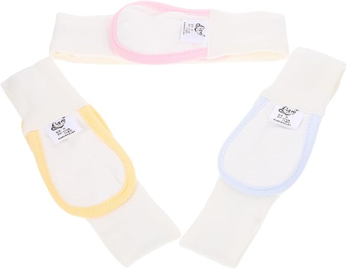 DOITOOL Adjustable Toddler Diaper Fixing Belts 3-Pack Soft Elastic Diaper Retaining Straps for Newborns and Toddlers Secure Fit Prevent Slipping Comfortable Waistband 15.74X2.36In