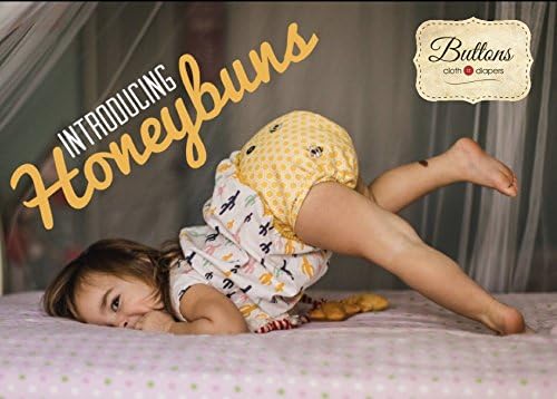 Buttons Cloth Diaper Cover - One Size (Honeybuns)