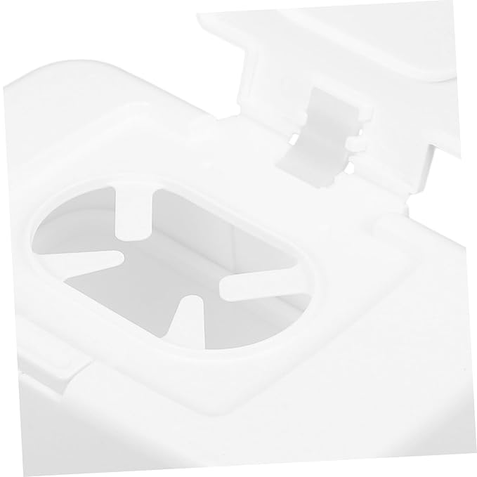 Luxshiny Refillable Wipe Dispenser Box Portable Wipes Holder for Room Kitchen Bathroom Lightweight Cover Compact Design for Storage