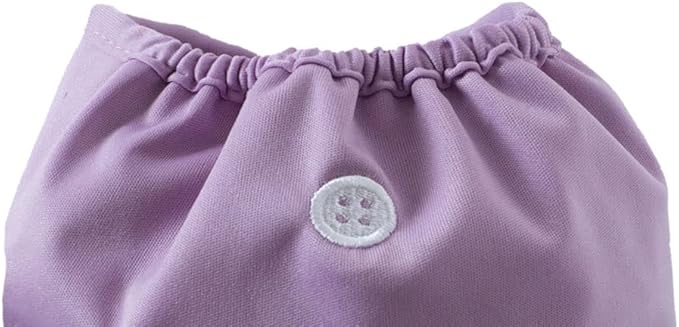 Buttons Cloth Diaper Cover – Snap Super One Size (12-40lbs) (Rose)