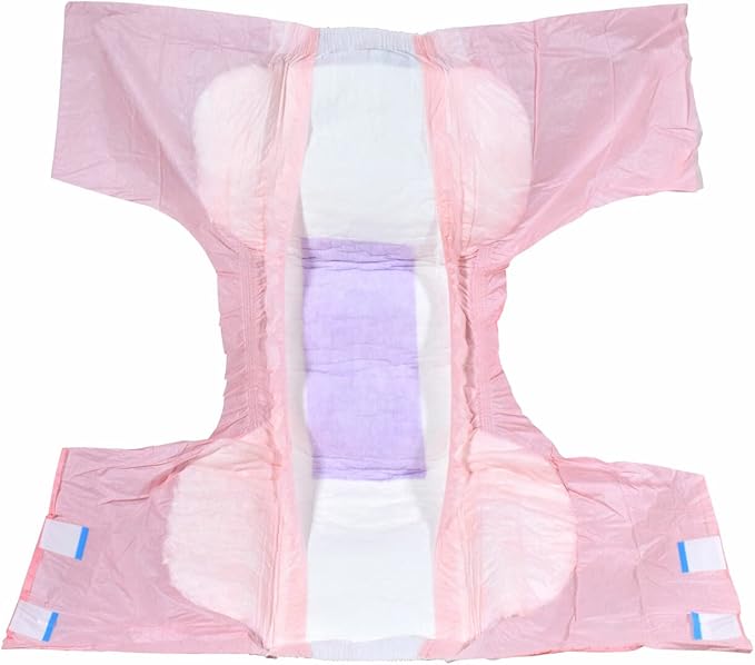 Rearz - Princess Pink - Overnight Adult Diapers (Sample 2 Pack) (Medium)