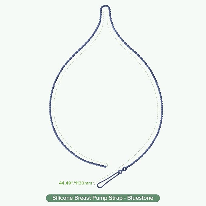 haakaa Breast Pump Strap for haakaa Gen.1/2/3 Breast Pump Manual Breast Pump Strap | Color: Bluestone