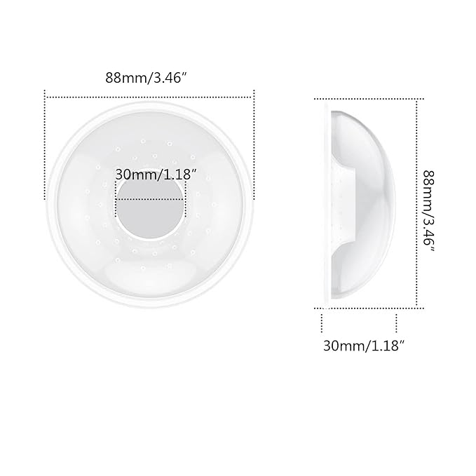 Silicone Breast Shells Milk Collector for Nursing Mom Breastfeeding Mom Nipple Protector Reusable Breast Milk Saver 2Pcs