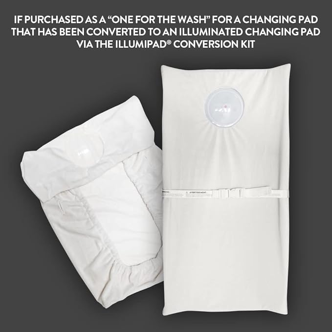 Prince Lionheart IllumiPAD Changing Pad Cover, Cream