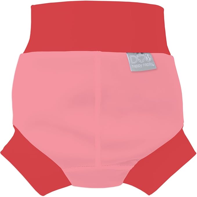 Splash About Happy Nappy Duo, Pink/Red, 3-6 Months