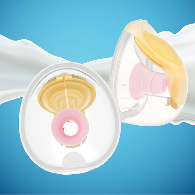 Maymom 16 mm Flange Insert Pink Compatible with Elvie Single/Double Electric, Elvie Stride Cup (24mm), Compatible with Medela PersonalFit Flex Shield, Not Original Elvie Replacement Parts