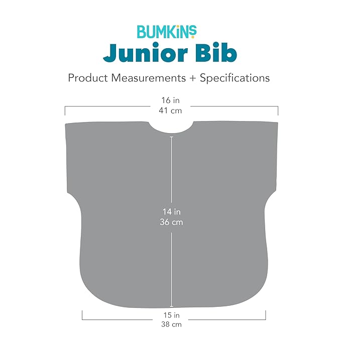 Bumkins Short Sleeve Bib for Girl or Boy, Toddler and Kids for 1-3 Years, Large Size, Essential Must Have for Junior Children, Eating, Mess Saving Soft Fabric Apron for Play, Nintendo Mario and Luigi