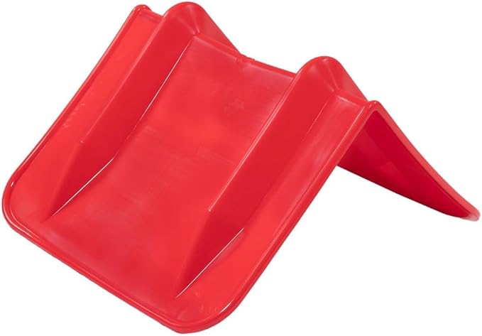 Mytee Products 20 Pack Red Flatbed Edge Protectors w/Carrying Case & Webbing Handle - 8"x8"x10" Plastic V Shaped Corner Protectors for Cargo Loads & Tie Down Strap Guard - Fit 1 Strap Up to 4"