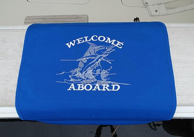 Custom Welcome Aboard Gunwale Boarding Mat for Boat