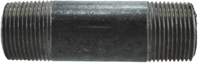 2" X 10" Black Pipe Nipple