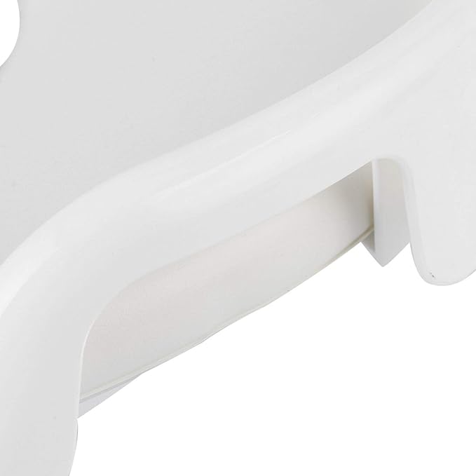 Kid Toilet Seat, with Non‑Slip Handle Comfortable Unisex Environment‑friendly Anti‑splash Urine Toilet Seat, for Children Kid Protect Kids Potty Training(white)